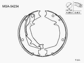 KAMPANA BALATA  (HYUNDAI: SANTAFE 2001>2005/SONATA 1998>2004   ) resmi