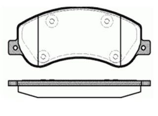 ÖN FREN DİSK BALATA FİŞLİ ( FORD : TRANSİT V347 06- )( VW: AMAROK 10- ) resmi