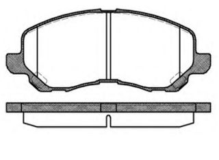 BALATA FREN ON-(MITSUBISHI: LANCER 03>11/ASX 11>13 ) resmi