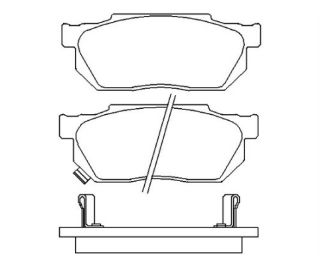 BALATA FREN ON-(HONDA: CIVIC 1988>1991 ) resmi