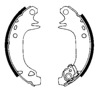 KAMPANA BALATA ( RENAULT: R5 R9 R11 86 - 95) CIRCIRLI resmi