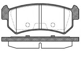 BALATA FREN ARKA-(CHEVROLET: LACETTI 04>10 ) resmi