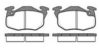 FREN BALATASI ON-(RENAULT: R9-R11-R19 YM-EXPRES/PEUGEOT: 106/CITROEN: SAXO )  (VWA 20905) resmi