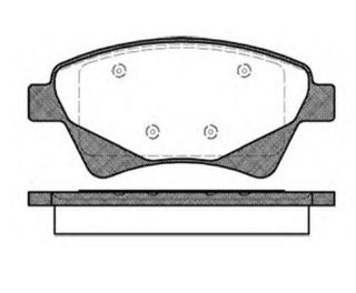 FREN BALATASI ON WVA 23930 ( RENAULT : MEGANE II 1.6 1.5DCI 2.0 16V COUPE / CABRIOLET ) resmi