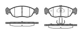 ON FREN DISK BALATA WVA 21430 21431 21827 ( PEUGEOT : 106 306 CITROEN : SAXO XSARA 1.6 16V YM FISSIZ ) resmi