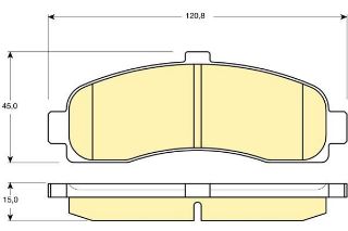 BALATA FREN ON-(NISSAN: MICRA-K11 92>02 ) resmi