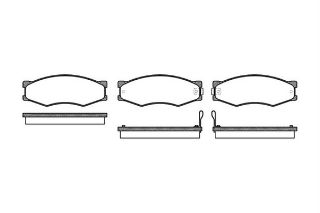 BALATA FREN ON-(NISSAN: D21 1986>1997/D22 1998>2002 ) resmi