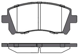 BALATA FREN ON-(SUBARU: IMPREZA 94>00 4WD/LEGACY 94>03/OUTBACK 00>03/FORESTER 98>02  ) resmi
