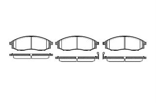 BALATA FREN ON-(NISSAN: D23 SKYSTAR 02>05 YD25) resmi