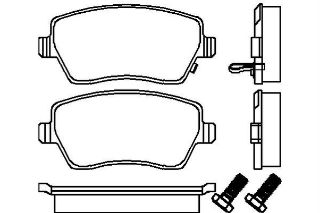 BALATA FREN ON-(SUZUKI: SWIFT 04>10/SPLASH 08>11/OPEL : AGILA 08> ) resmi