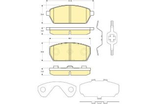 BALATA FREN ON-(SUZUKI: CARRY-SK410 86>00  ) resmi
