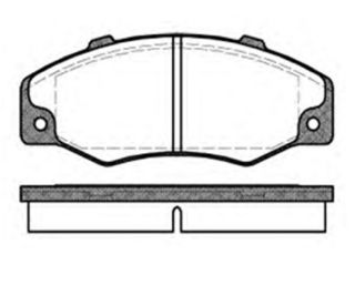ON FREN DISK BALATA WVA 21016 21086 21087 ( RENAULT : R21 - CONCORDE ) resmi