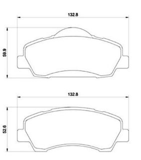 DISK BALATA ON ( PEUGEOT: 301 - 1.2 VTI 72 12- 1.6 VTI 115 12- 308 II  - 308 SW / CITROEN : -C-ELYSEE 1.2 VTI 1.6 VTI -  C4 CACTUS 1.2VTI 1.6 HDI) resmi