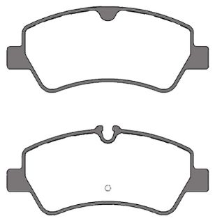 ARKA FREN DİSK BALATA KABLOSUZ ( FORD : CUSTOM V362 12- V363 14- ) resmi