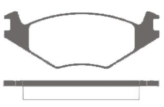ON FREN BALATASI-  (VW POLO 82-00 POLO CLS 96-00  SEAT IBIZA 93-99) resmi