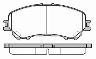 BALATA FREN ON-(NISSAN: QASHQAI "1.5-1.6DCI" 13> / X-TRAIL "1.6DCI"  13> "5 KOLTUK" / RENAULT: KADJAR "1.6DCI" 16> MEGANE 15> ) resmi