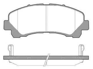 BALATA FREN ON-(ISUZU:D-MAX 08-> 4×2 / D-MAX 08-> 4×4 / D-MAX 12-17 2.5 / D-MAX 17-> 1.9 4×4 TFS86J  ) resmi