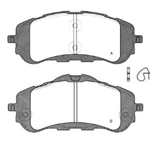 DISK BALATA ON (PEUGEOT: 308 II 1.2VTI 1.2THP 1.6HDI 2.0HDI 2013- ) resmi
