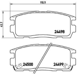 FREN BALATA ARKA-(CHEVROLET : CAPTIVA 2012>  ) resmi