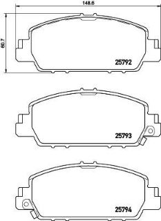 FREN BALATASI ON-(HONDA : HR-V 1.5 -1.6 i-DTEC 2015>>  ) resmi