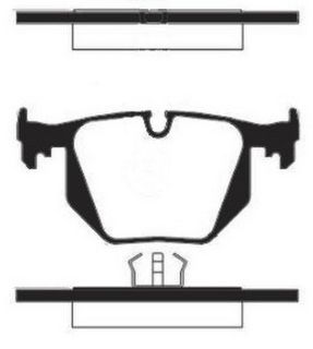 FREN BALATASI ARKA WVA 21487 BMW E38-E46 3.30 E-53×5 / LANDROVER RANGE ROVER III resmi