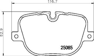 FREN BALATASI ARKA-(LAND ROVER : RANGE ROVER IV 2012> LAND ROVER : DISCOVERY IV 2010>) resmi