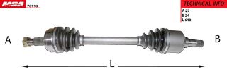 AKS KOMPLE MILLI SOL ABSSIZ ( FIAT : SCUDO PEUGEOT : EXPERT - 806 CITROEN : JUMPY 1.9D ) resmi