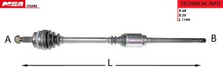 AKS SAG ABSLI 51DIS ( RENAULT : MASTER  II 2.5DCI 01-06 ) resmi