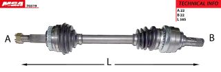 AKS KOMPLE SOL-(ABSLI)-(OPEL: ASTRA F 91>98 "1.4-1.6"  ) resmi