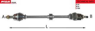 AKS SAG ( OPEL : CORSA D 1.3CDTI DJT MOTOR  06-- ) resmi