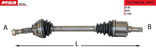 AKS SOL ABSSIZ ( PEUGEOT : BOXER CITROEN : JUMPER FIAT : DUCATO 18Q ) resmi