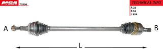 AKS SAG ABSLI ( OPEL : VECTRA B 1.8 2.0 29D --02 ) resmi