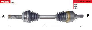 AKS SOL ABSLI ( OPEL : VECTRA B 1.8 2.0 29D --02 ) resmi