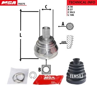 DIS AKS KAFASI (VW CADDY 04-15  GOLF 04-16  PASSAT 08-15  SEAT LEON 06-13) resmi