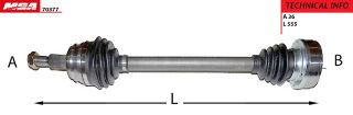 AKS KOMPLE SOL-(VW: GOLF IV/BORA/AUDI: A3/SEAT: TOLEDO/LEON/SKODA: OCTAVIA  1,6 AKL AEH) resmi