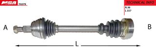 AKS KOMPLE SOL-(VW: GOLF IV/BORA/SEAT: TOLEDO/SKODA: OCTAVIA  1,9 AGR) resmi