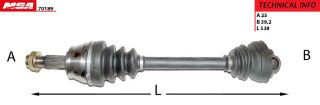 AKS SAG ( FIAT : LINEA 1.3JTD 90 HP 07-- ) resmi