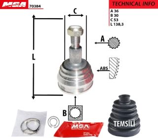 DIS AKS KAFASI (VW GOLF 92-06  PASSAT 92-97  AUDI A3 97-03  SEAT LEON 00-06  SKODA OCTAVIA 97-11) resmi