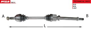 AKS SAG ( RENAULT : CLIO III LOGAN 07-/ -LOGAN MCV 07-- ) resmi