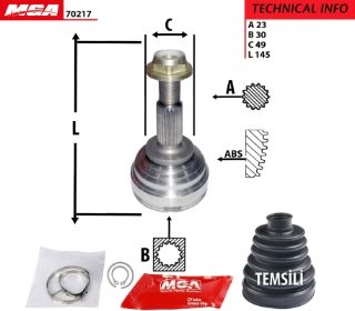 AKS KAFASI DIS( RENAULT : CLIO III LOGAN MCV 1.5CI 06-- ) resmi