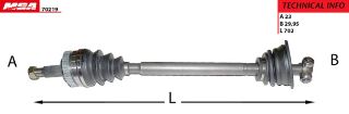 AKS SOL ABSLI 44DIS ( RENAULT : LAGUNA I 1.8 2.0 97-01 )  ***AKSTAN OKUYAN*** resmi