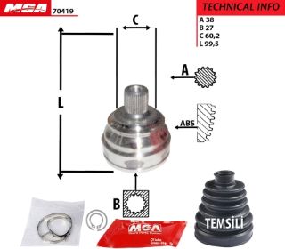 DIS AKS KAFASI-ABS SIZ (VW TRANSPORTER 91-04) resmi