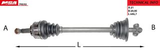 AKS SOL ABSLI 44D ( RENAULT : SCENIC MEGANE I 1.6 8V K4M 99-- 96-- MEKANIK ) resmi