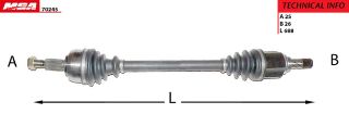 AKS SOL ( RENAULT: FLUENCE/ Megane 3/  1.5DCI 1.6 16V 5 VITES  09-) resmi
