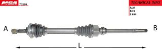 AKS SAG ( PEUGEOT : 206 1.4 1.6 1.4HDI ABSLI 48D 90HP ) resmi