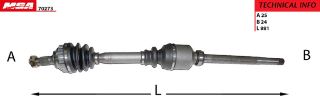 AKS SAG ( PEUGEOT : 306 2.0 S16×2.0 S16 GTI ABSLI 29D ) resmi