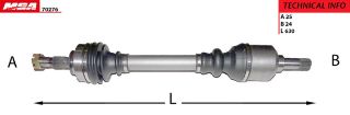 AKS SOL (PEUGEOT: 307 1.4HDI 1.6 16V 2.0 16V  IE BE SANZ) CITROEN C4 1.4 1.6 16V 2004-) resmi