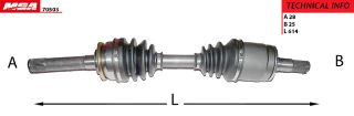 AKS KOMPLE SOL-(MITSUBISHI: L200 PICKUP 97>04 " 4WD "/PAJERO 92>04 ) resmi