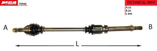 AKS SAG (RENAULT: CLIO III 1.2İ 16V 05-12 /RENAULT: MODUS 1.2 05-12) resmi