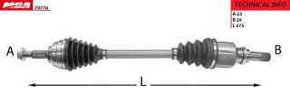 AKS SOL ABSSIZ -SEGMANLI- (RENAULT : MEGANE II 1.4-1.6-1.5 DCI 06-) resmi